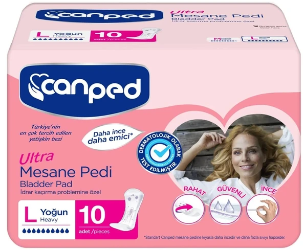 Canped Mesane Pedi Ultra L - Large - Büyük - Yoğun (İç Adet 10) Tekli Pk ürün görseli 1