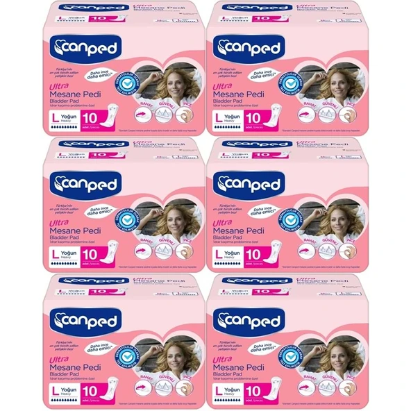 Canped Mesane Pedi Ultra L - Large - Büyük - Yoğun 60 Adet (6PK*10) ürün görseli 1