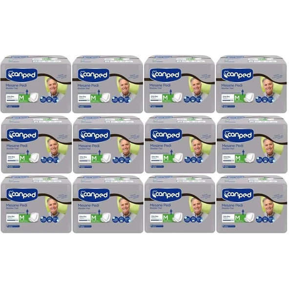 Canped Mesane Pedi Klasik Erkek M - Orta 144 Adet (12PK*12) ürün görseli 1