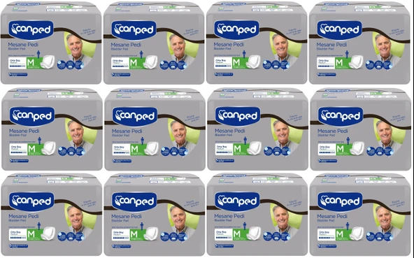 Canped Mesane Pedi Klasik Erkek M - Orta 144 Adet (12PK*12) ürün görseli 1