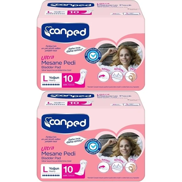 Canped Mesane Pedi Ultra L - Large - Büyük - Yoğun 20 Adet (2PK*10) ürün görseli 1