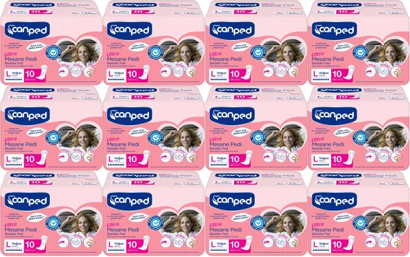 Canped Mesane Pedi Ultra L - Large - Büyük - Yoğun 120 Adet (12PK*10) ürün görseli 1