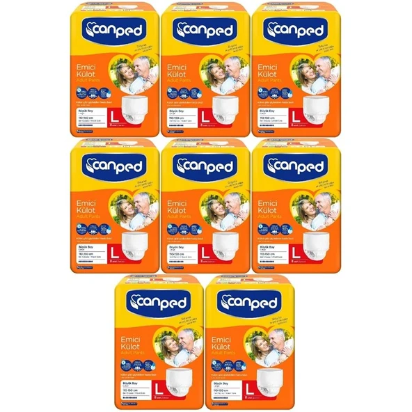 Canped Emici Külot Yetişkin Bezi Büyük-Large 64 Adet (8Pk*8) ürün görseli 1