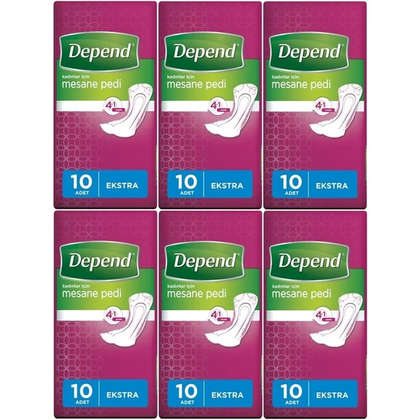 Depend Mesane Pedi Kadın Ekstra 60 Adet ürün görseli 1
