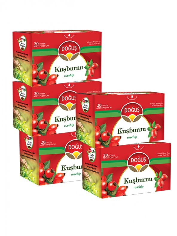 KUŞBURNU ÇAYI 20 SÜZEN POŞET (30 gr), 5 ADET ürün görseli 1