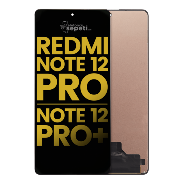 Redmi Note 12 Pro Ekran Dokunmatik Siyah Çıtasız ürün görseli 1