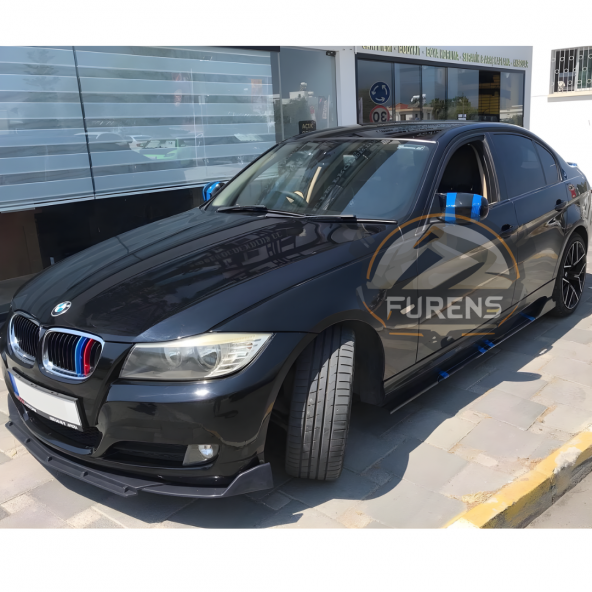 Bmw E90 Uyumlu Brabus Ön Lip 3 Parça Kanatlı Lip - Resim 2