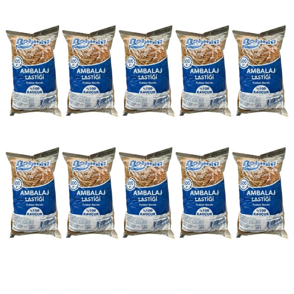 Dolphin Kauçuk Ambalaj Paketleme Lastiği - Çap : 70 mm. - 500 Gr.lık 10 Paket ürün görseli 1