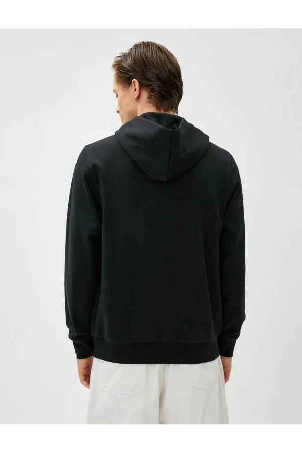 4wam70125mk Erkek Sweat Siyah - Resim 4
