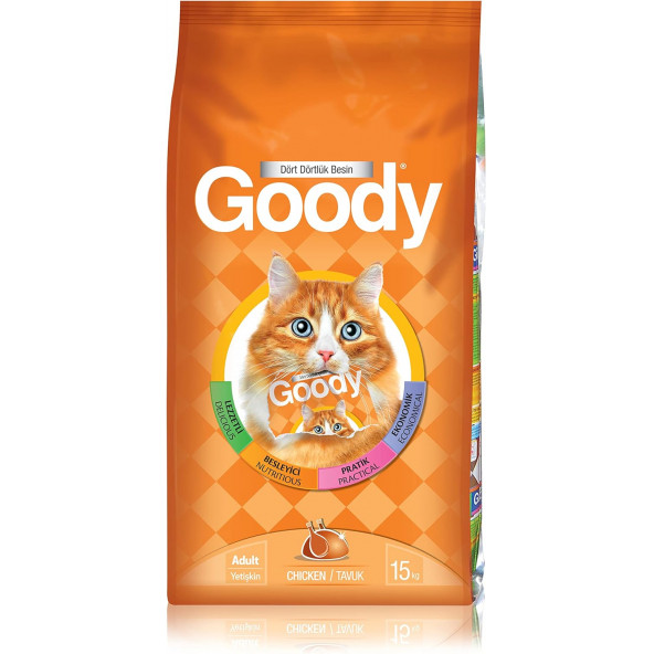 GOODYGoody Tavuklu Yetişkin Kedi Maması 15 Kg ürün görseli 1
