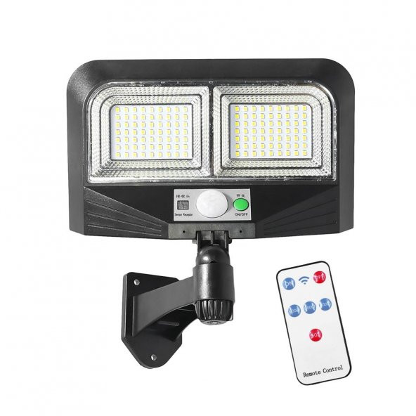 UpWay 126 LED Solar Bahçe Lambası Güneş Enerjili 3 Modlu Dış Mekan Aydınlatma ürün görseli 1