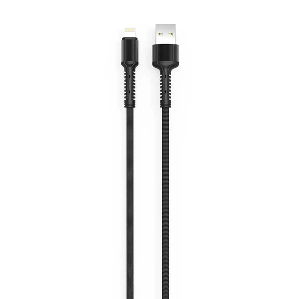 Zore LS65 3 Metre 2.4A Hasir Lightning Usb Şarj Data Kablosu - Resim 7