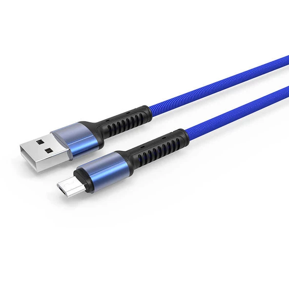 Zore LS64 2 Metre Hasir Micro Usb Şarj Data Kablosu - Resim 2