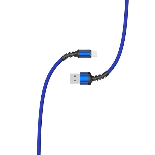 Zore LS64 2 Metre Hasir Micro Usb Şarj Data Kablosu - Resim 6