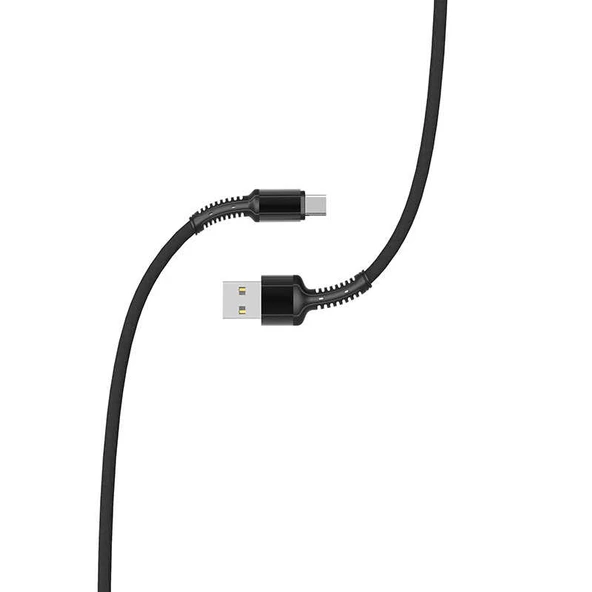 Zore LS65 3 Metre 2.4A Hasir Lightning Usb Şarj Data Kablosu - Resim 4