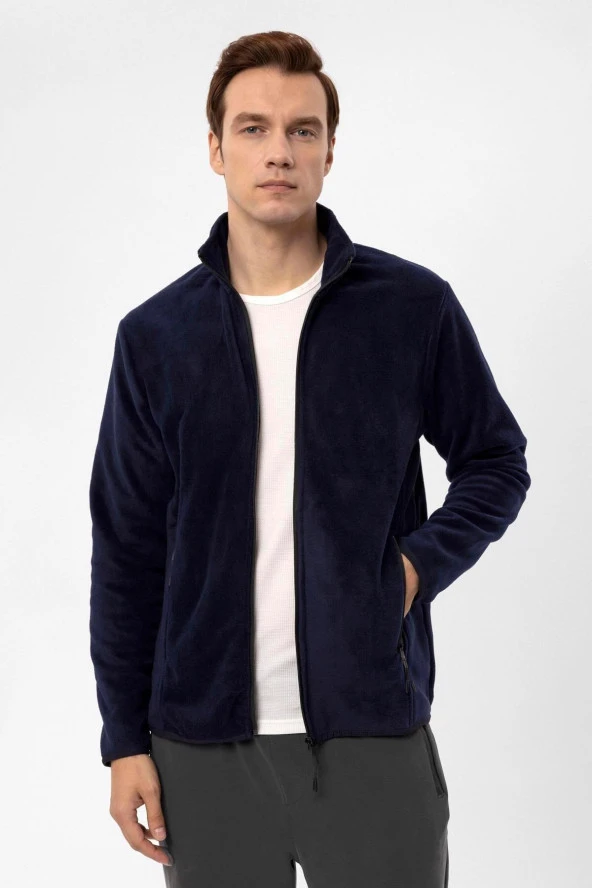 Sivri Yaka Regular Kalıp Düz Sweatshirt ürün görseli 1