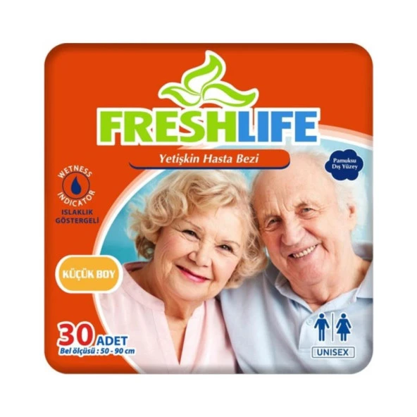 Freshlife 30 Adet Small Belbantlı Islaklık Göstergeli Hasta Bezi ürün görseli 1