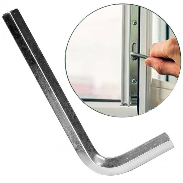 İzeltaş Pvc Pimapen Kapı Pencere Kilidi Yaz Kış Ayar Anahtarı Allen 4 Mm Alyan ürün görseli 1