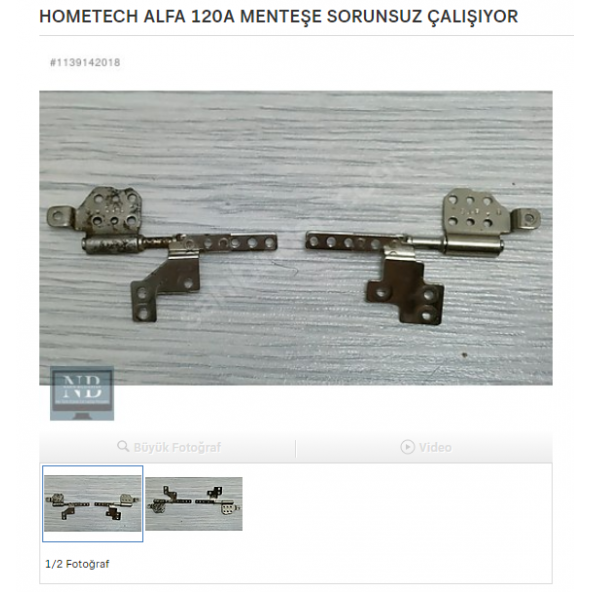 HOMETECH ALFA 120A MENTEŞE SORUNSUZ ÇALIŞIYOR ürün görseli 1