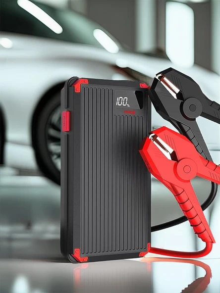 PTTAVM: Mioji D6H Plus 20000mAh 3.7V 2000A Jump Starter LED Işıklı