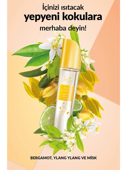 Avon Pur Blanca Sunshine Bloom 50 ml Kadın Parfüm EDT Çiçeksi Koku ile Yazın Tazeliği ürün görseli 1