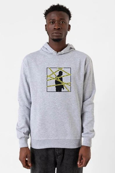 The Mentalist Crime Scene Tape Grimelanj Erkek Kapşonlu 3ip Sweatshirt ürün görseli 1