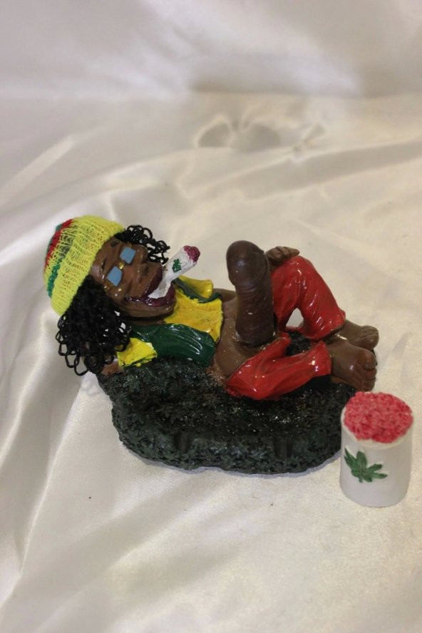 Küllük Muzip Kültablası Bob Marley Çiçek - Resim 3
