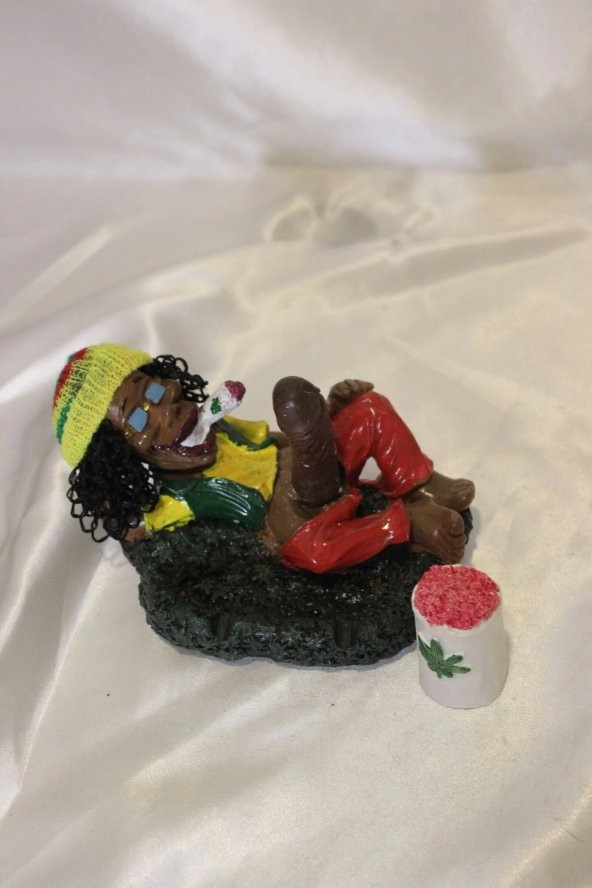 Küllük Muzip Kültablası Bob Marley Çiçek - Resim 7