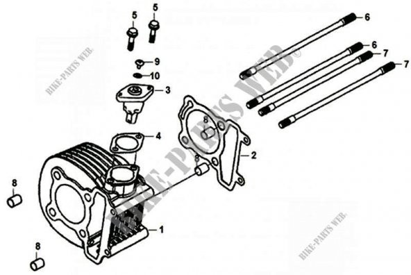 SYM ORBIT - FIDDLE - SYMPHONY SR 125 SİLİNDİR BOŞ - Resim 2