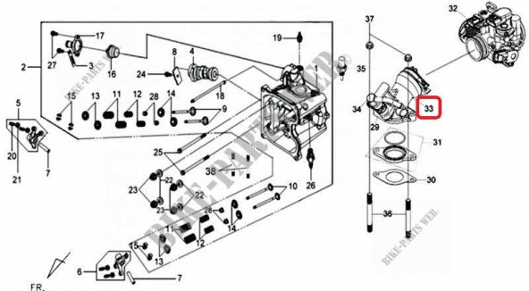 SYM GTS 250 - JOYMAX 250İ MANİFOLD - Resim 2