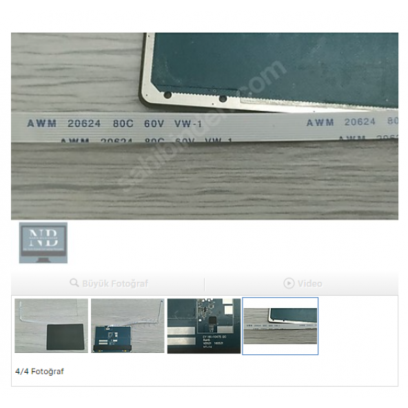 HOMETECH HT BOOK 14-232B , N1401A TOUCHPAD KABLO DAHİL - Resim 4
