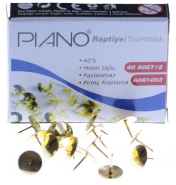 Piano Raptiye Sarı Başlıklı ürün görseli 1