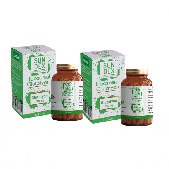 SUNDEX 2li Paket Lipozomal Glutatyon 500 mg 30 Tablet ürün görseli 1