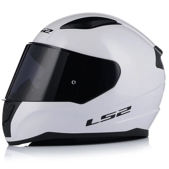 Ls2 Rapıd 2 Beyaz Fullface Motosiklet Kaskı Siyah Camlı ürün görseli 1