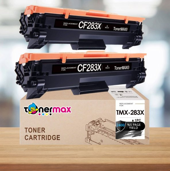 Hp LaserJet Pro M201n Muadil Toner 2'li Paket / cf283x / M201n ürün görseli 1