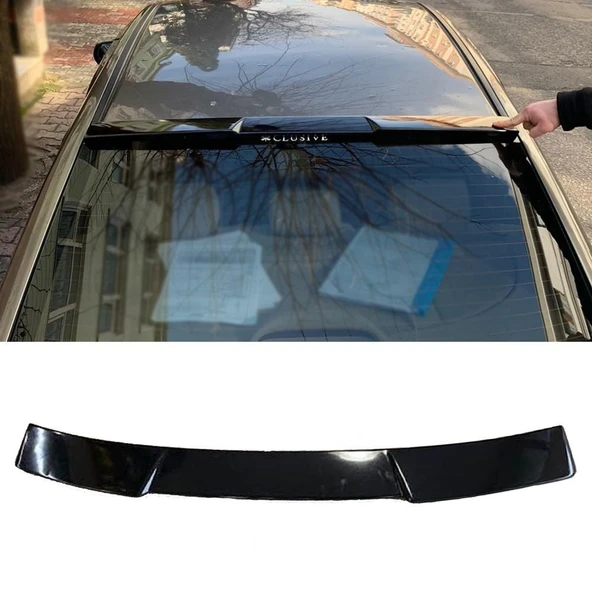 AUTOGP Honda civic fd6 cam üstü spoiler yarasa model pianoblack 2007 / 2012 ürün görseli 1