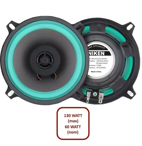 NİKEN Araç hoparlörü kolon 13cm 5inc 130watt niken 2 ADET ürün görseli 1