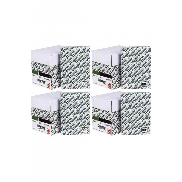 Copier Bond A4 Fotokopi Kağıdı 80gr 4 Koli 10000 Sayfa ürün görseli 1
