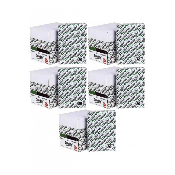 Copier Bond A4 Fotokopi Kağıdı 80gr 5 Koli 12500 Sayfa ürün görseli 1