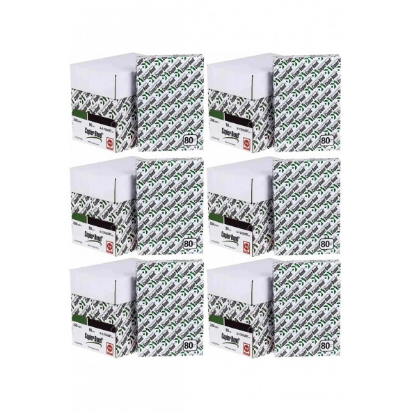 Copier Bond A4 Fotokopi Kağıdı 80gr 6 Koli 15000 Sayfa ürün görseli 1