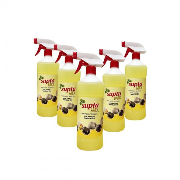 Supta Mix Çok Amaçlı Temizlik Maddesi 1 LT 6 Adet ürün görseli 1