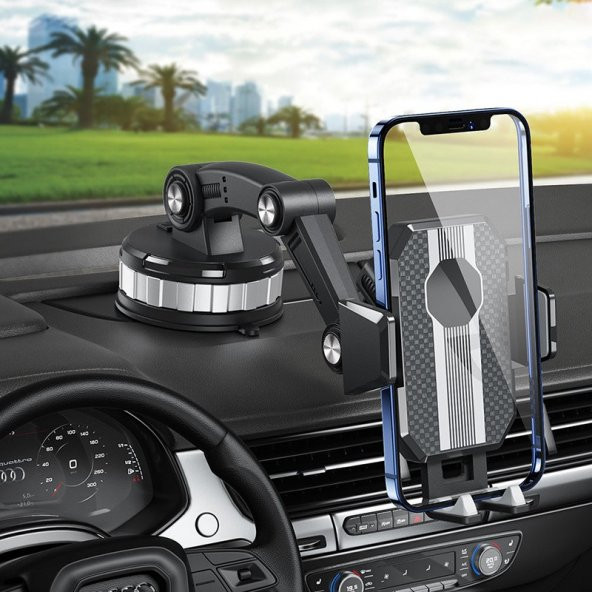 360 derece dönebilir telefon tutacağı / SYTE190 - Resim 2