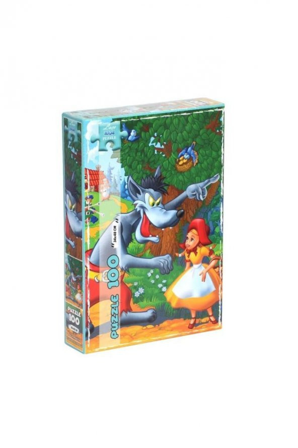 Laço Kurt ve Masum Kız 100 Parça Puzzle LC7345,Çocuklar İçin Yapboz Yapım Seti ürün görseli 1
