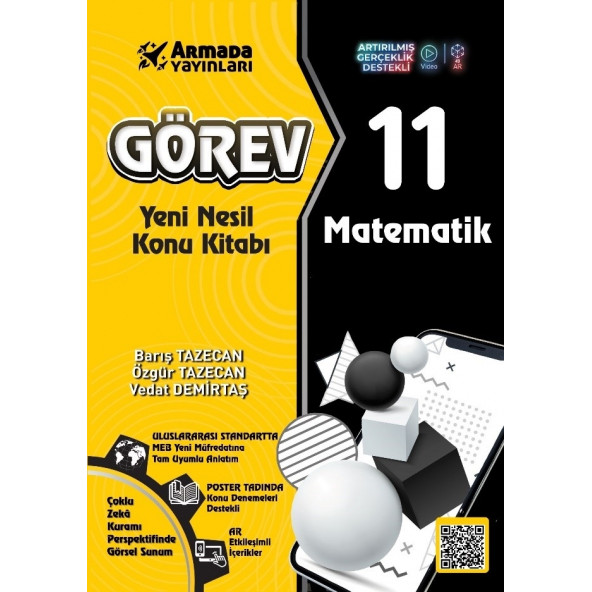 Armada Yayınları Görev 11. Sınıf Matematik Yeni Nesil Konu Kitabı ürün görseli 1