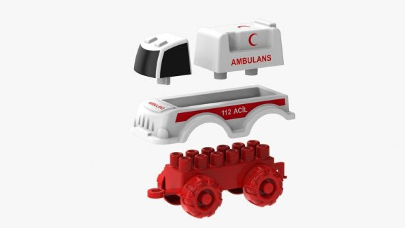 Süper Eğlenceli Hastane Blocks Set - 40 Parça - Resim 4