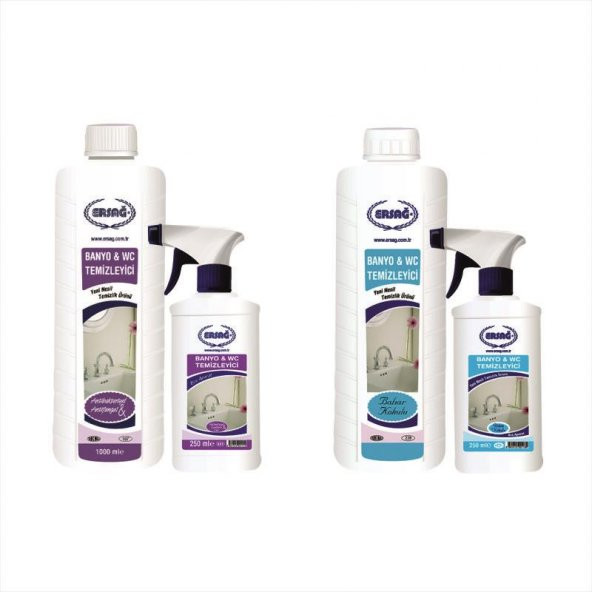 APARATLI BANYO-WC TEMİZLEYİCİ 1000 ML (ANTİBAKTERİYEL & BAHAR KOKULU) PAKETİ ürün görseli 1