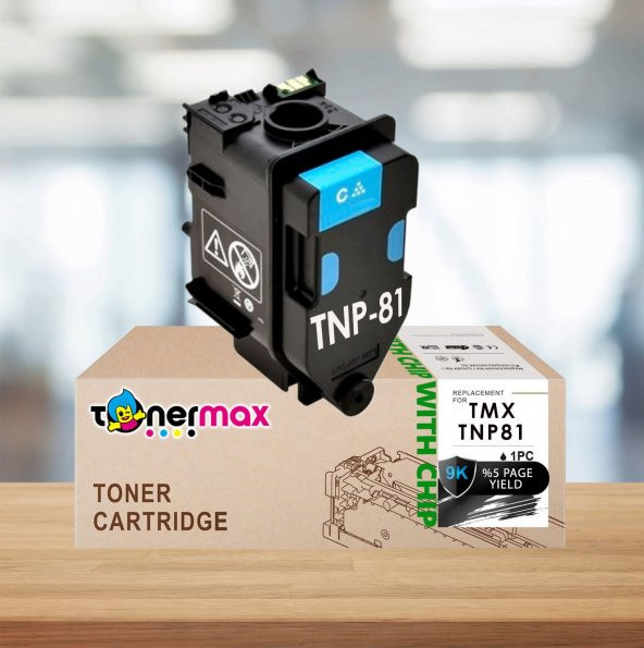 Konica Minolta Bizhup TNP-81 Muadil Toner Mavi / C3300i / C4000i ürün görseli 1