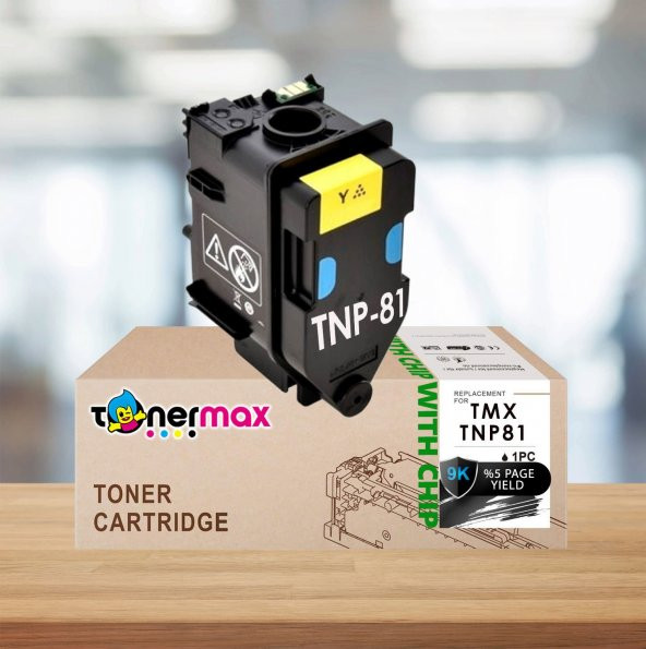 Konica Minolta Bizhup TNP-81 Muadil Toner Sarı/ C3300i / C4000i ürün görseli 1