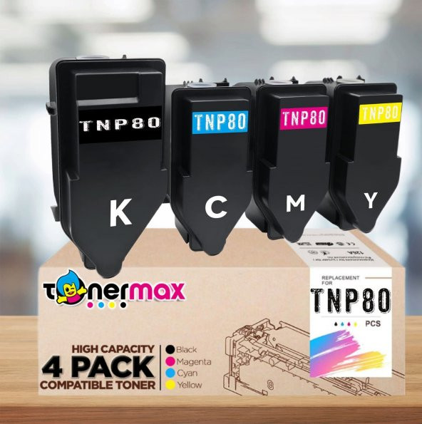 Konica Minolta TNP-80 Muadil Toner Takım/ Bizhub C3320i ürün görseli 1
