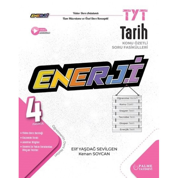 Palme Yayınevi TYT Enerji Tarih Konu Özetli Soru Fasikülleri ürün görseli 1